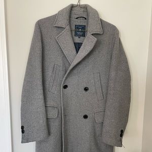 Large Frank and Oak Peacoat - Gray